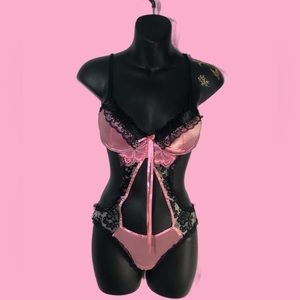 Pink One piece Sexy Lingerie